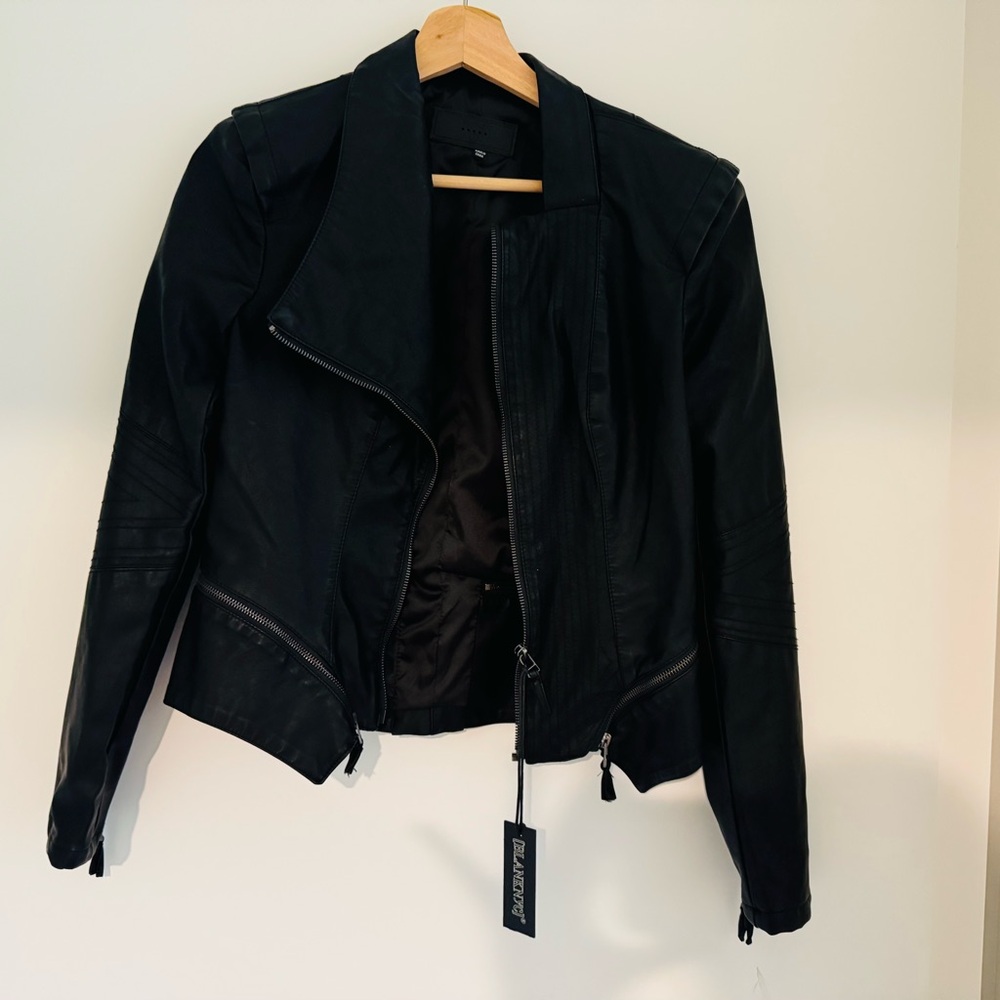 Blank NYC Black Leather Jacket - Picture 3 of 6
